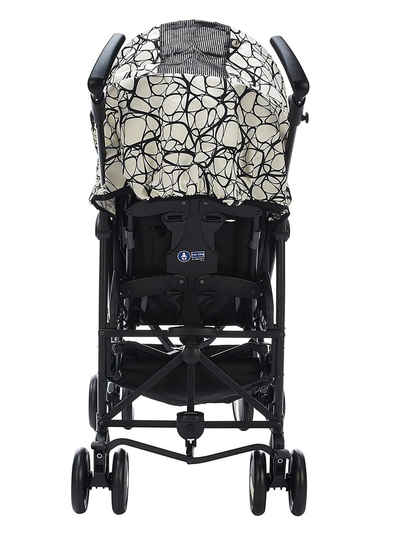 Peg Perego - عربة أطفال خفيفة الوزن من بليكو ميني جرافيك - لون أسود - Image 1