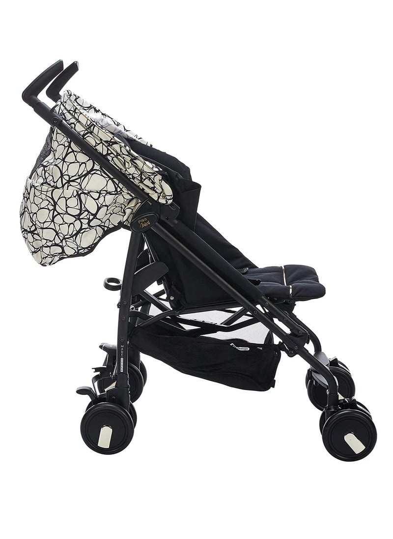 Peg Perego - عربة أطفال خفيفة الوزن من بليكو ميني جرافيك - لون أسود - Image 1
