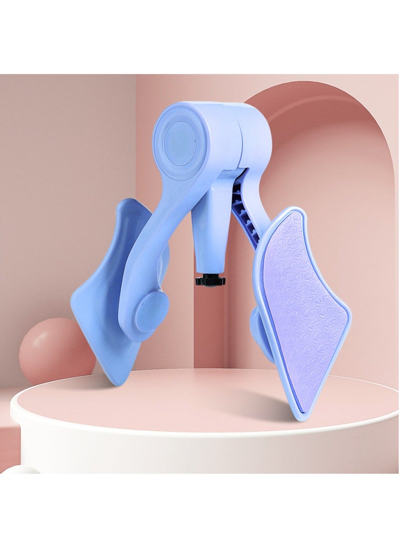 Hihonor Men Kegel Trainer Pelvic Floor Muscle Repairer, Strength-adjustable Sphincter Exerciser Thigh Master Home Office Fitness Unisex Women (Blue)  - Image 1