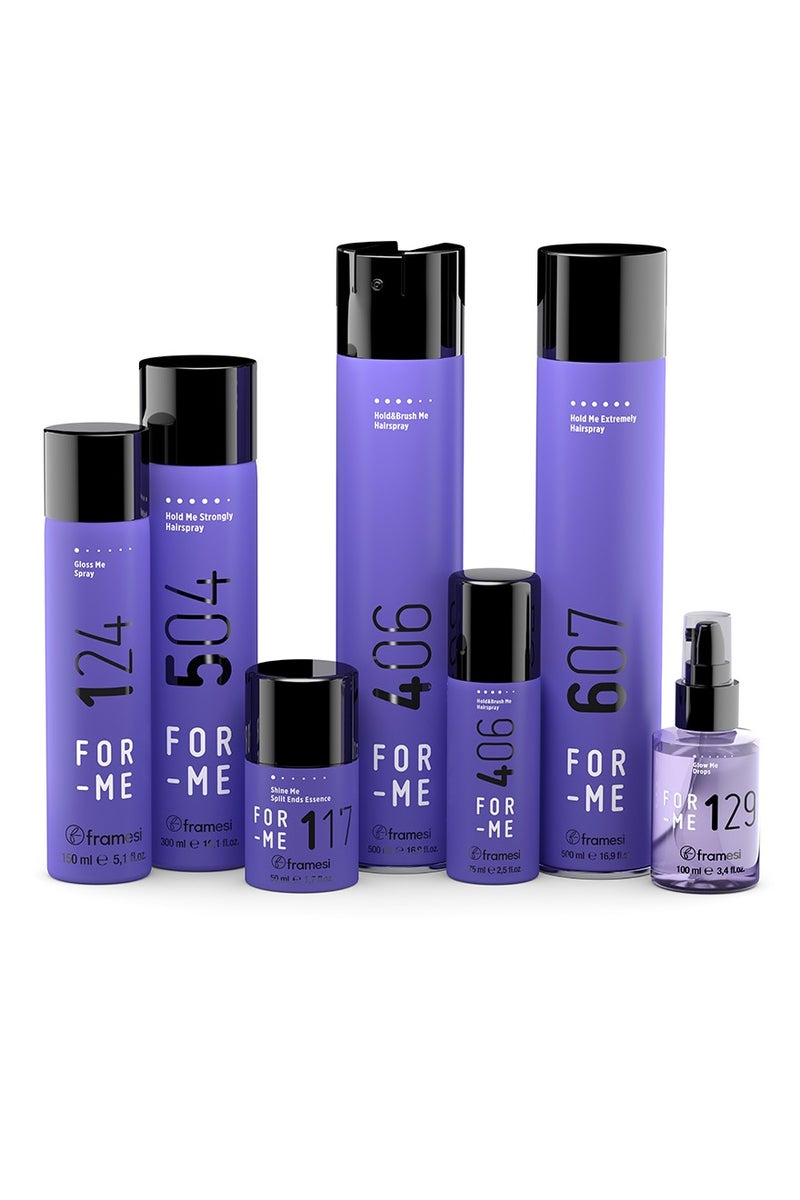 framesi FOR ME - 504 HOLD ME STRONGLY HAIRSPRAY 300 ML | No gas strong hold | FOR STRUCTURED STYLES - Image 3