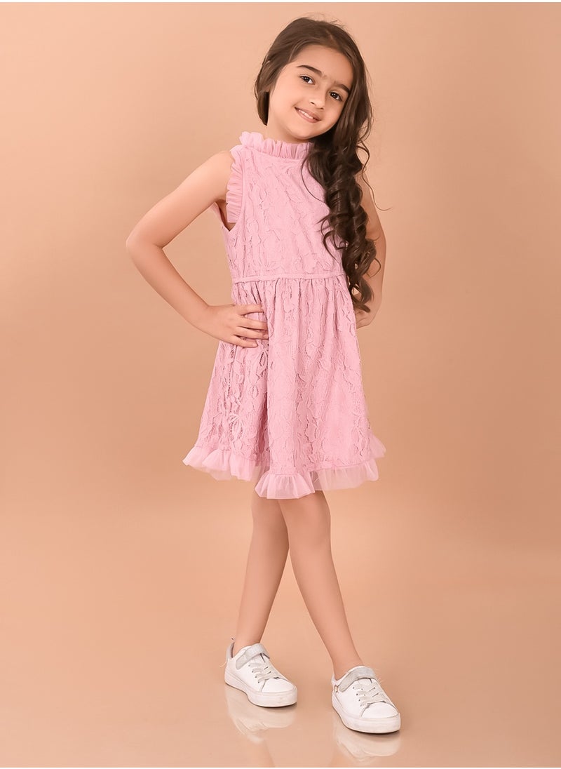 LILPICKS Lace Fit n Flare Dress  - Image 4
