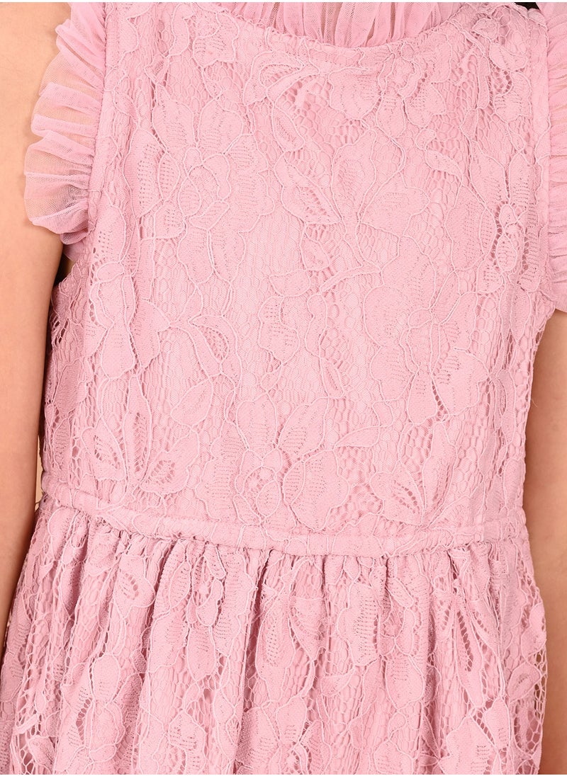 LILPICKS Lace Fit n Flare Dress  - Image 5