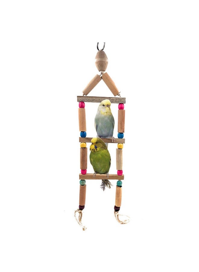 JAINSONS PET PRODUCTS عش الطيور من جينسونز مع ألعاب مضغ - ألعاب قفص الطيور المعلقة مناسبة للباراكيت الصغيرة، الكوكاتيل، الكونور، الفينش، البادجي، المكاو، الببغاوات، وألعاب الحب المجمعة مع العش - Image 3