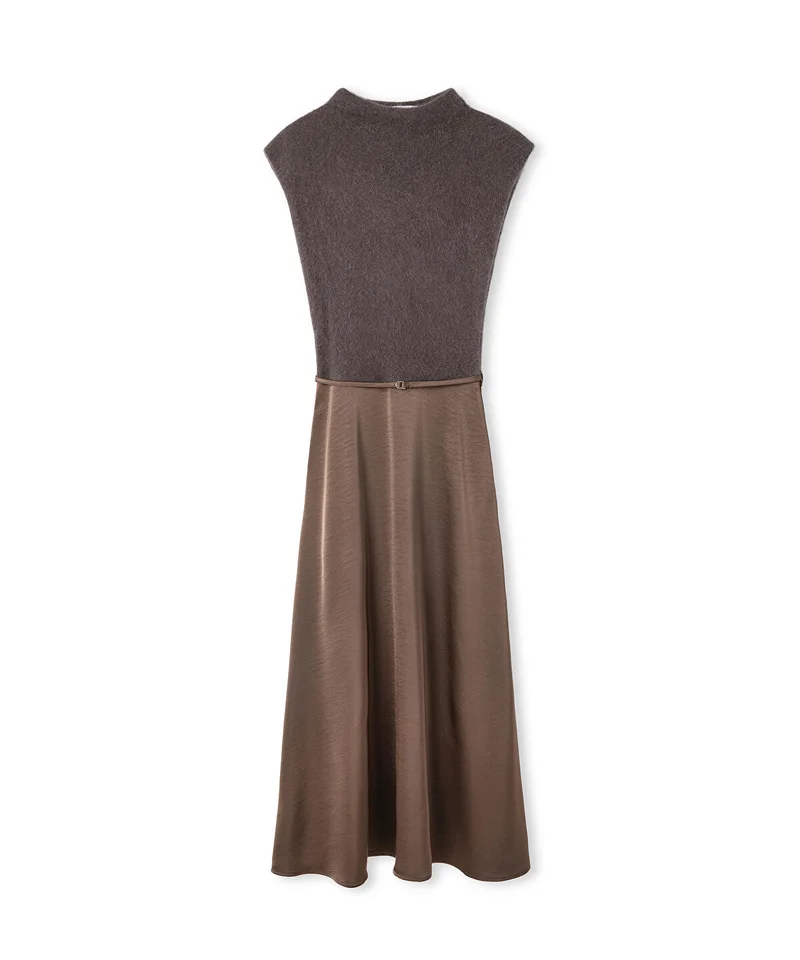 Ipekyol  Belted Combination Dress for Women | Best Price UAE