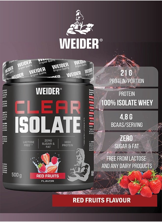 Clear Isolate Red Fruits 500g, Lactose Free - Zero Sugar & Fat - High Protein Refreshing Drink - pzsku/Z19FD053DC1DD0731AFCBZ/45/_/1723444392/948862b7-a19b-4797-85ef-4c523536c19b