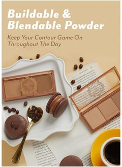 I'M MEME I'm Meme Palette - Afternoon Tea Contour | Roasting Coffee, Bronzer Palette for Face & Cheeks, Matte Powder Bronzer, Natural Makeup, Buildable Coverage, Light to Medium, For Warm Tone Skin, 0.4 Oz  - Image 4