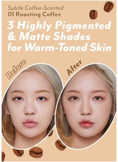 I'M MEME I'm Meme Palette - Afternoon Tea Contour | Roasting Coffee, Bronzer Palette for Face & Cheeks, Matte Powder Bronzer, Natural Makeup, Buildable Coverage, Light to Medium, For Warm Tone Skin, 0.4 Oz  - Image 3
