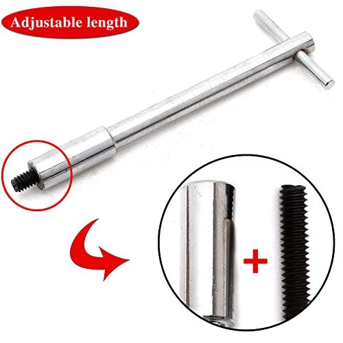 RJSPHH Valve Cover T-Bar Set of W/Chrome Valve Spreaders Set of 8 Silver - Image 3