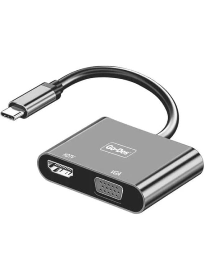 Generic Go Des محول Hdmi الأصلي لعرض شاشة الهاتف المحمول بدقة 1081P على جهاز العرض - Image 2