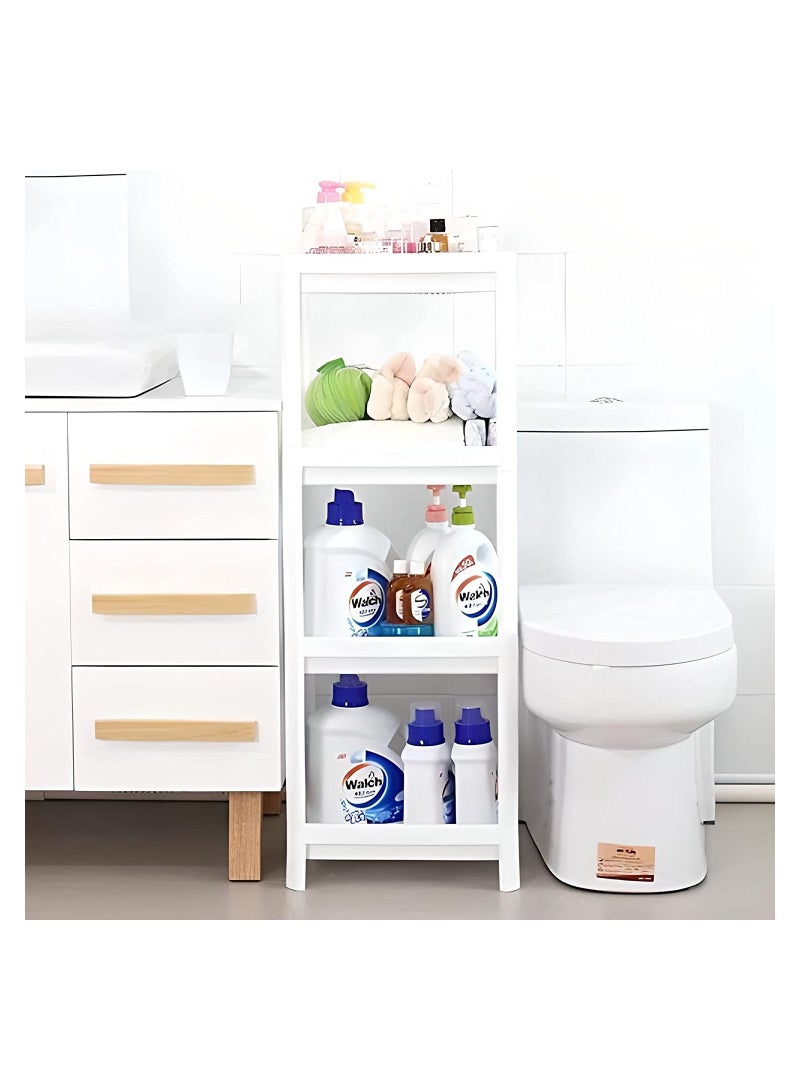 إي وورلد رف منظم 4 طبقات قابل للتعديل رف قابل للتمديد للمطبخ المنزلي والحمام - Image 5