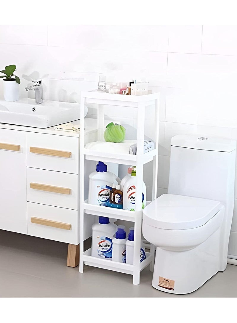 إي وورلد رف منظم 4 طبقات قابل للتعديل رف قابل للتمديد للمطبخ المنزلي والحمام - Image 4