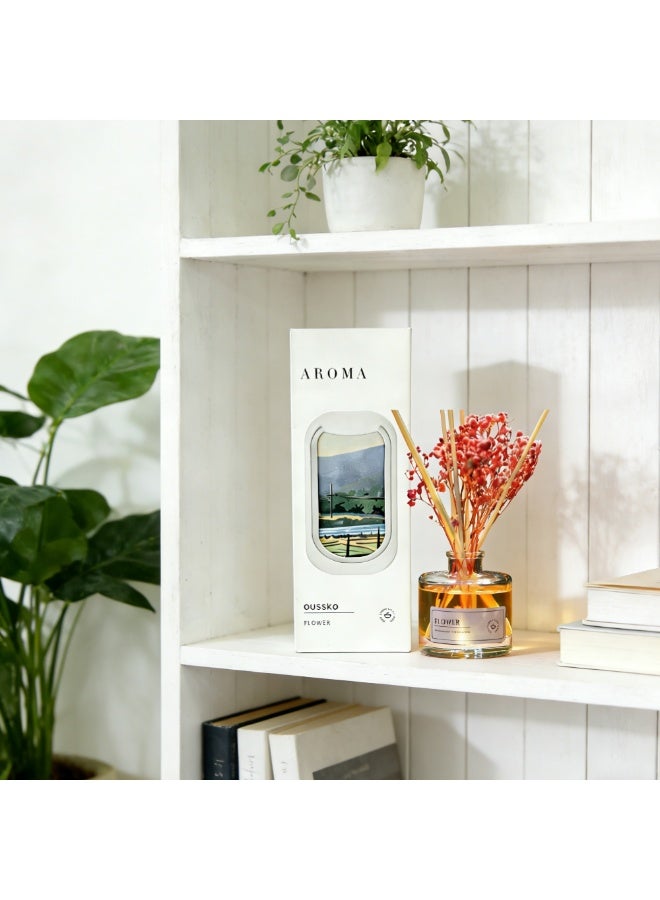 Flower Aroma Reed Diffuser - Premium Home Fragrance for Bedroom & Living Room - Image 3
