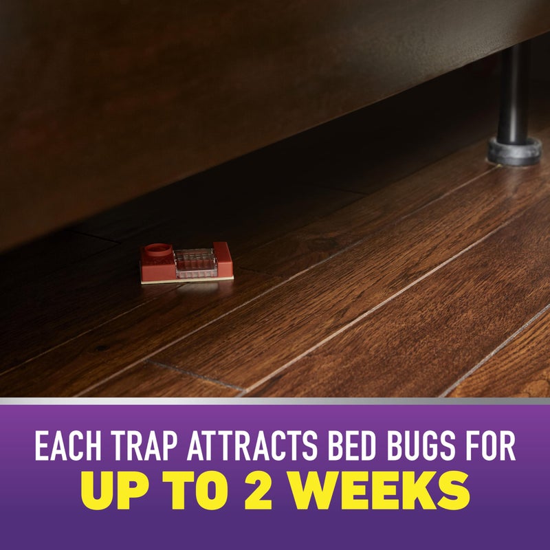 Ortho 465705 Home Defense Max Bed Bug Trap 2-Pack Use in Your House or When Traveling, Part of a 3-Step Solution System - Image 5