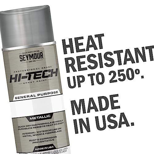 Seymour 16-139 Hi-Tech Enamels Spray Paint, Semi-Gloss Black 12 Ounce (Pack of 1) - Image 2
