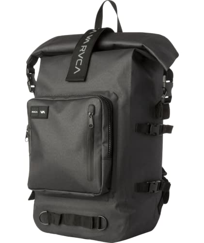 RVCA Men's Weld Pack Water Repellent 32L Roll Top Backpack, Black, One Size - Image 5