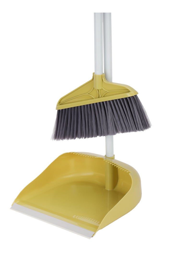 DELCASA Delcasa Long Handle Dustpan with Broom Set - DC3566/ Large and Wide Head  - Image 2
