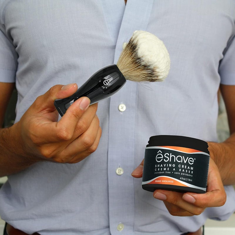 eShave Shaving Cream, Orange Sandalwood - 118 ml - Image 3