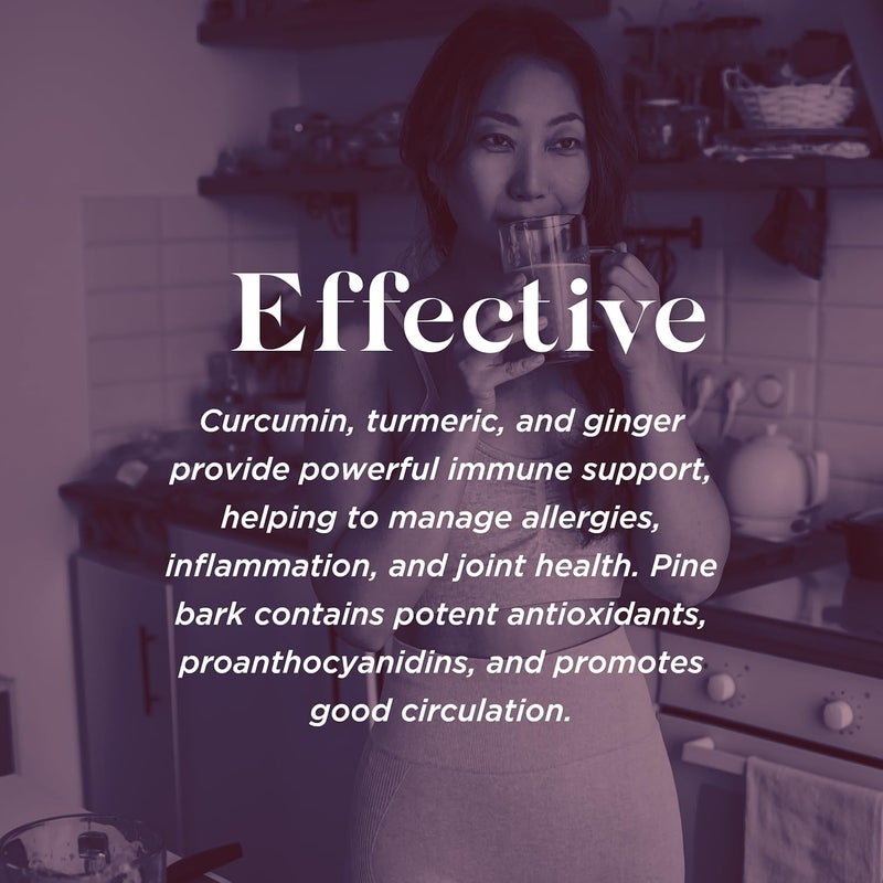 BioCare MicroCell Curcumin Turmeric Complex Micellised Curcumin with Turmeric Ginger and Pine Bark Suitable for Vegetarians and Vegans 60 Capsules - Image 4