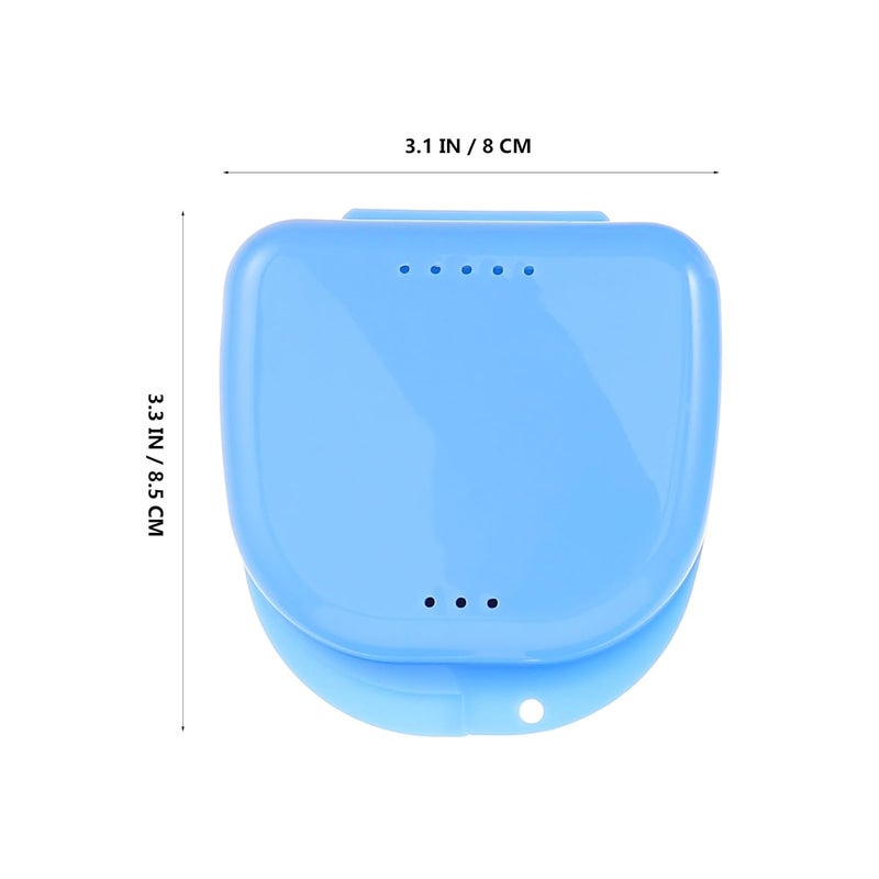 Safigle 6 Pcs Dental Retainer Case With Mirror And Brush Slim Travel Storage Box - Image 5