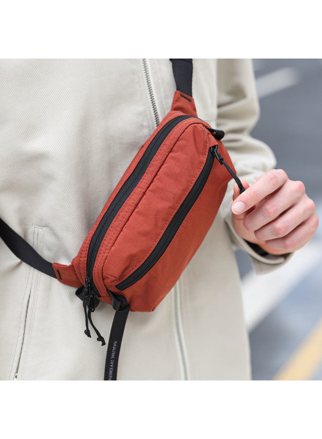 Mark Ryden Crossbody Bag Uni Chest Waist Bag Fashion Sports Cycling Lightweight Small Shoulder Bag Large Capacity Small Backpack - Image 4