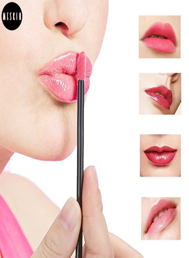 MeSkin 10-Pack Disposable Lip Brushes - Plastic Handle Lipstick Applicator Wands for Makeup Kits, Professional Lip Makeup Tool - Image 5