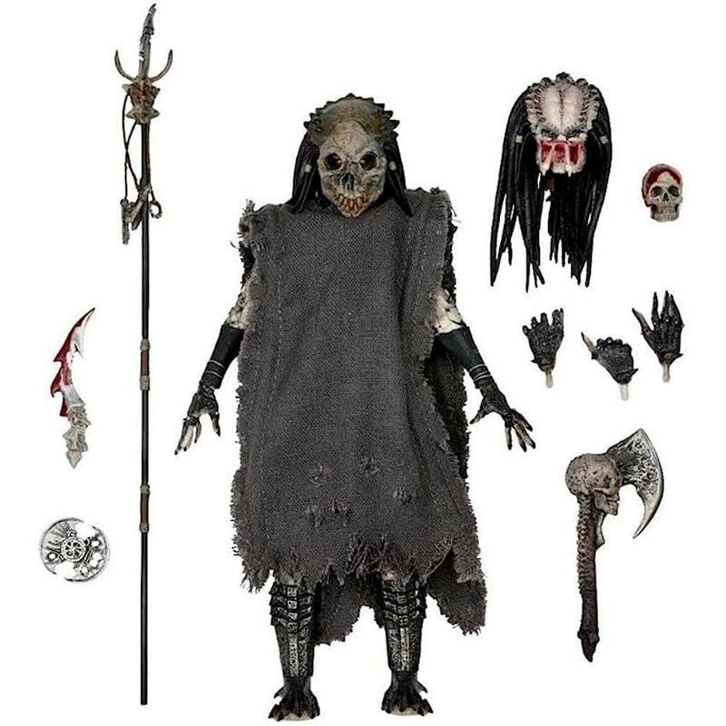 NECA تمثال العمل النهائي لشامان بريداتور من NECA بحجم 7 إنش مع أيدٍ قابلة للتبديل - Image 2