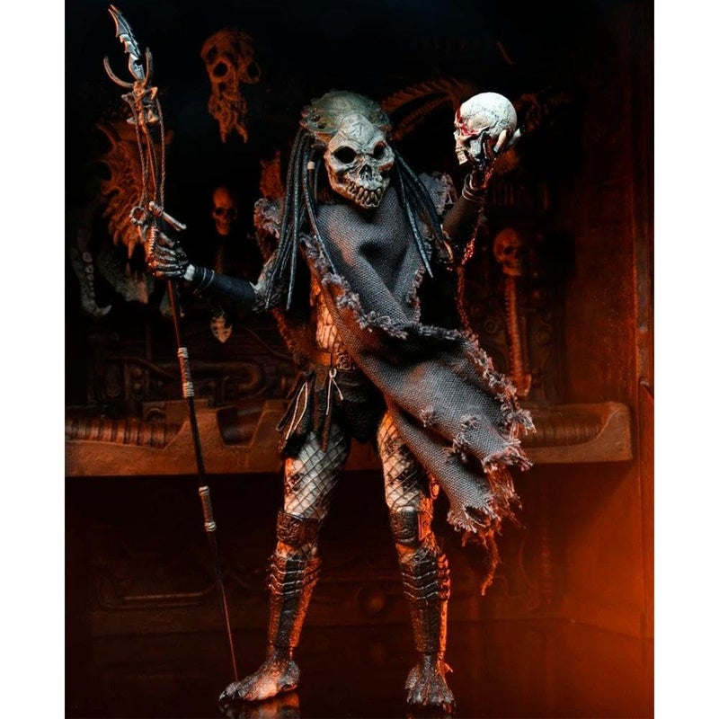 NECA تمثال العمل النهائي لشامان بريداتور من NECA بحجم 7 إنش مع أيدٍ قابلة للتبديل - Image 4