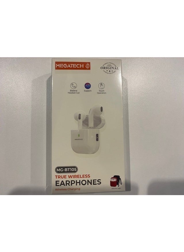 Megatech MG-BT105 True Earphones Bluetooth Wireless Headphones - pzsku/Z19FDAF23839A4FA2350CZ/45/_/1737002298/21036610-c628-4d0e-a6b4-e5b694798b3e