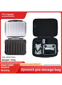 Generic Dajiang DJIMini3Pro Drone Storage Luggage Box PC Hard Shell Suitcase Messenger Bag-Color:Silver  - Image 2