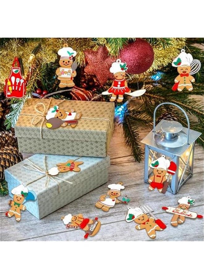 12 Pieces Gingerbread  Tree Ornaments - Festive Cooking Man Hanging Decor for Home Kitchen, Party Supplies - pzsku/Z19FDB770BE4F2BF90B5CZ/45/_/1734288541/f2ac8e97-60bd-4adc-aabe-f927e35a2623