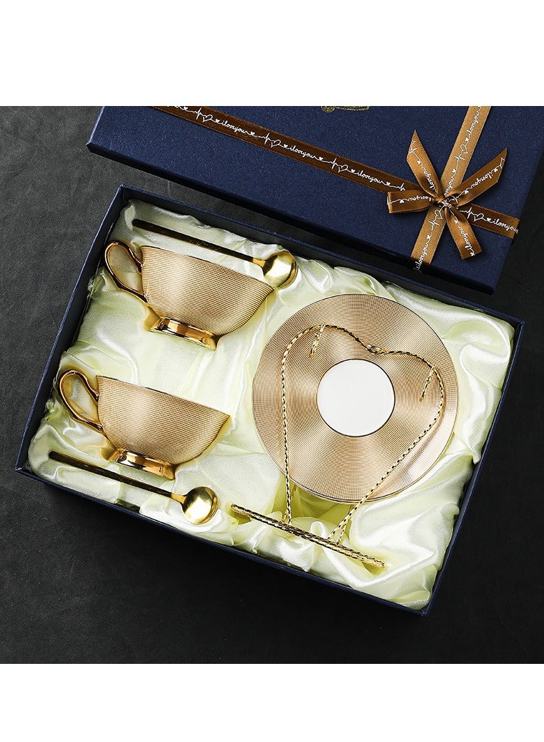 Arabest European-Style Coffee Cups, High Value for Home Use, Light and Luxurious English Afternoon Tea Set, And Accompanying Gifts - Image 1