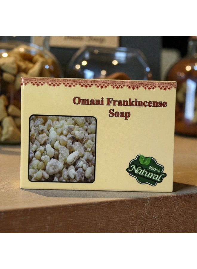 Natural Omani Frankincense Soap for Body and Skin, Pack of 2 X 100g - Image 2