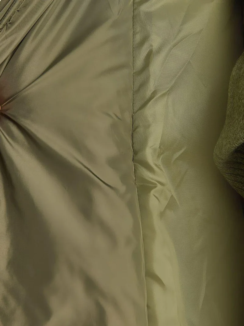 بيانكو لوتشي جاكيت مبطن بياقة شال بنقوش مع حزام ربط