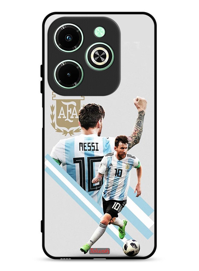 Tolwak Infinix Hot 40i 4G Protective Case Cover Leo Messi Art - Image 1
