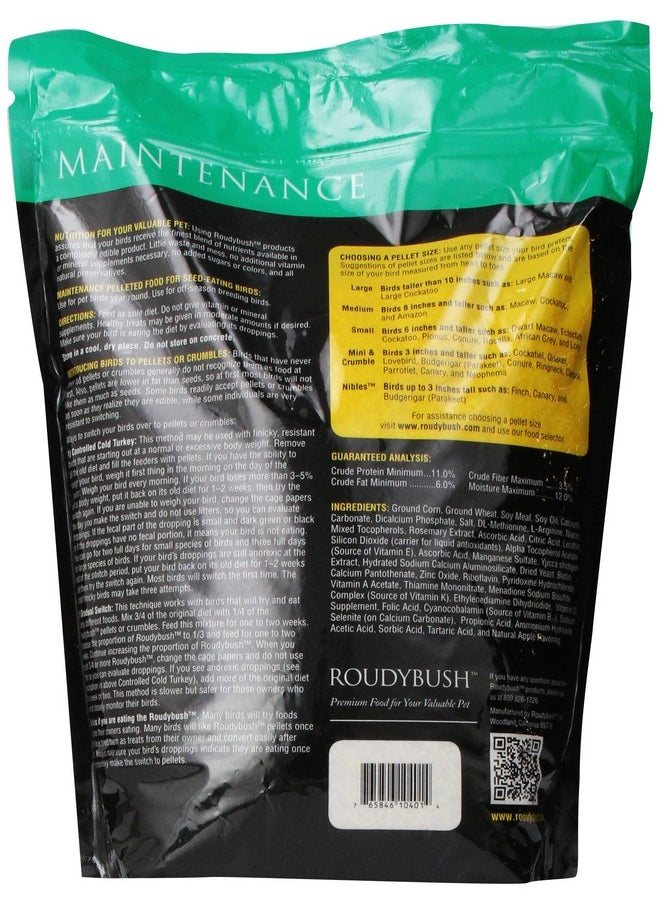 ROUDYBUSH Daily Maintenance Bird Food, Mini, 10Pound  - Image 2