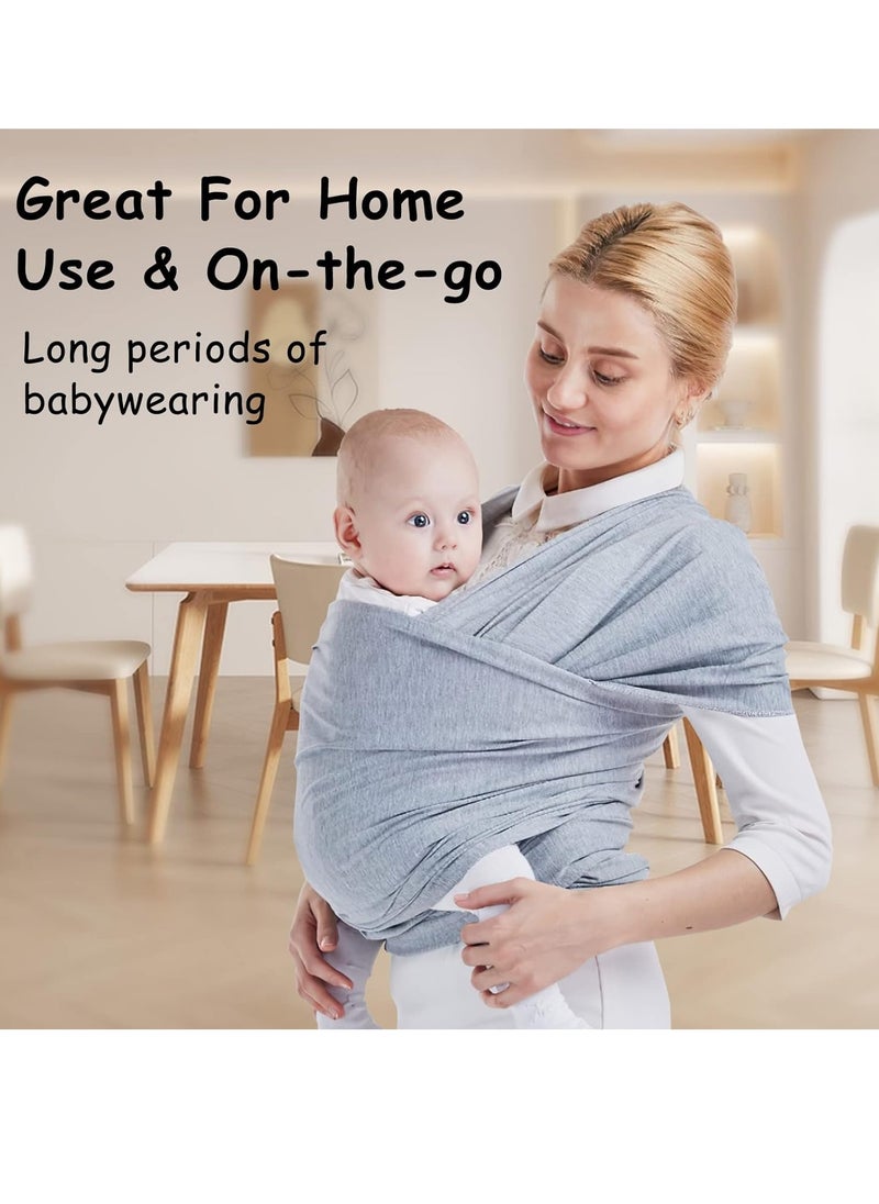 Gonice Baby Wrap Carrier Slings,Easy to Wear Infant Baby Carrier Slings for Girl and Boy,Adjustable Baby Sling Carriers for Toddler,Baby Hip Carrier for Toddler Carrier Sling for Infant Carrying 0-36 Month  - Image 3