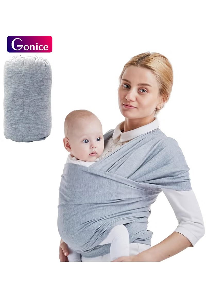 Gonice Baby Wrap Carrier Slings,Easy to Wear Infant Baby Carrier Slings for Girl and Boy,Adjustable Baby Sling Carriers for Toddler,Baby Hip Carrier for Toddler Carrier Sling for Infant Carrying 0-36 Month  - Image 1
