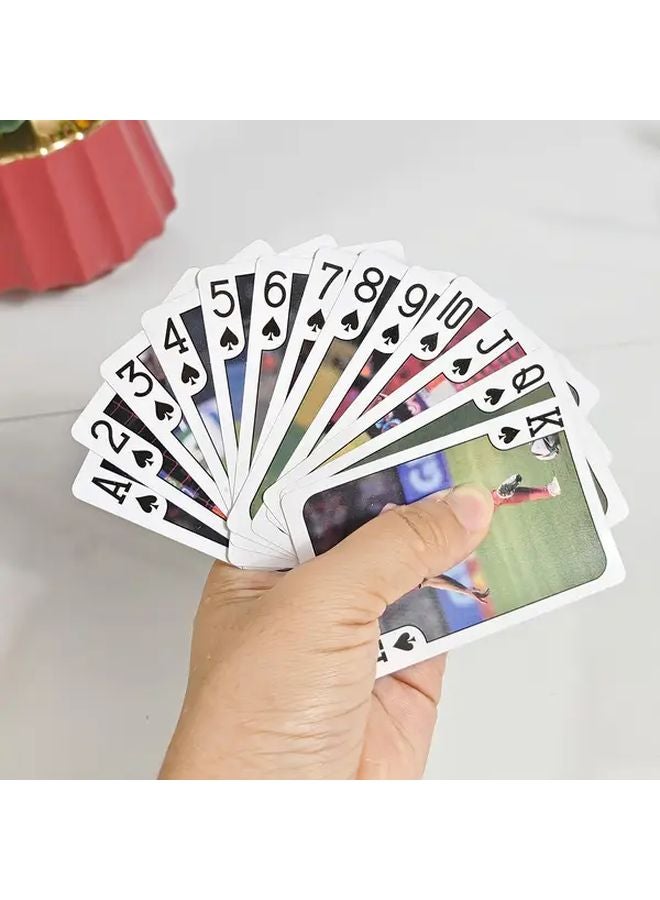 A Box Of 54 World Football Stars Playing Cards Perfect Gift For Sports Fans - Image 2