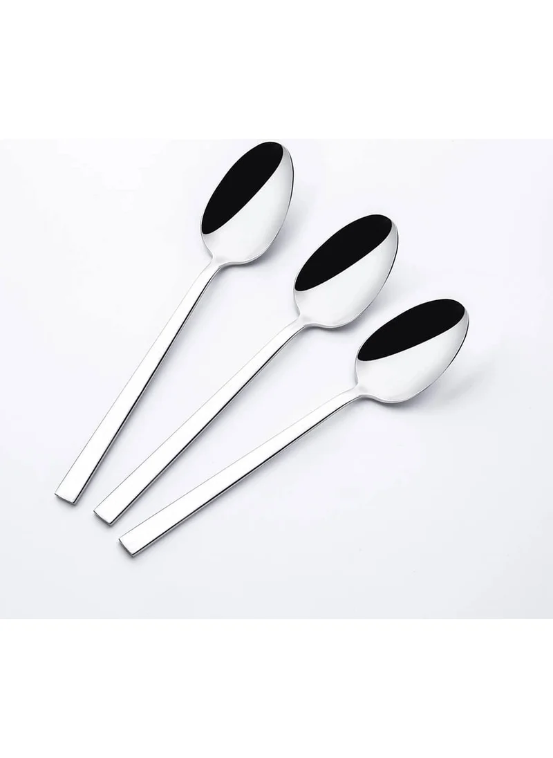 نهر Set of 6 Dalyan Plain Dessert Spoon