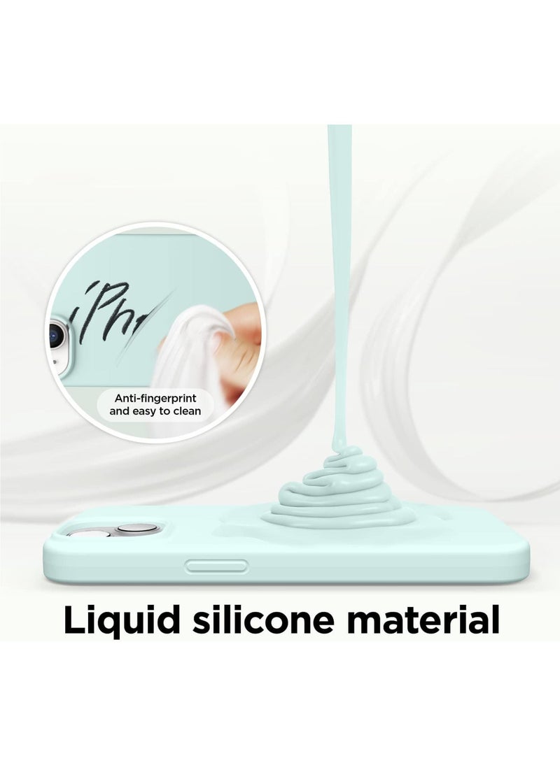 Rock Pow Compatible with iPhone 15 Plus Case Liquid Silicone Case Full Body Protective Cover Shockproof Slim Phone Case Anti-Scratch Soft Microfiber Lining 6.7 inch - Image 4