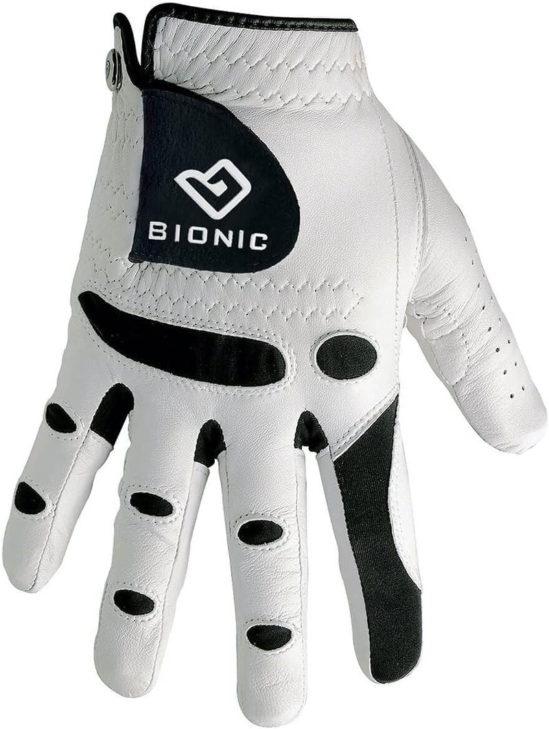 BIONIC StableGrip Men's Golf Glove for Right Handed Golfers - Premium Leather with Anatomical Pad Technology - Image 2