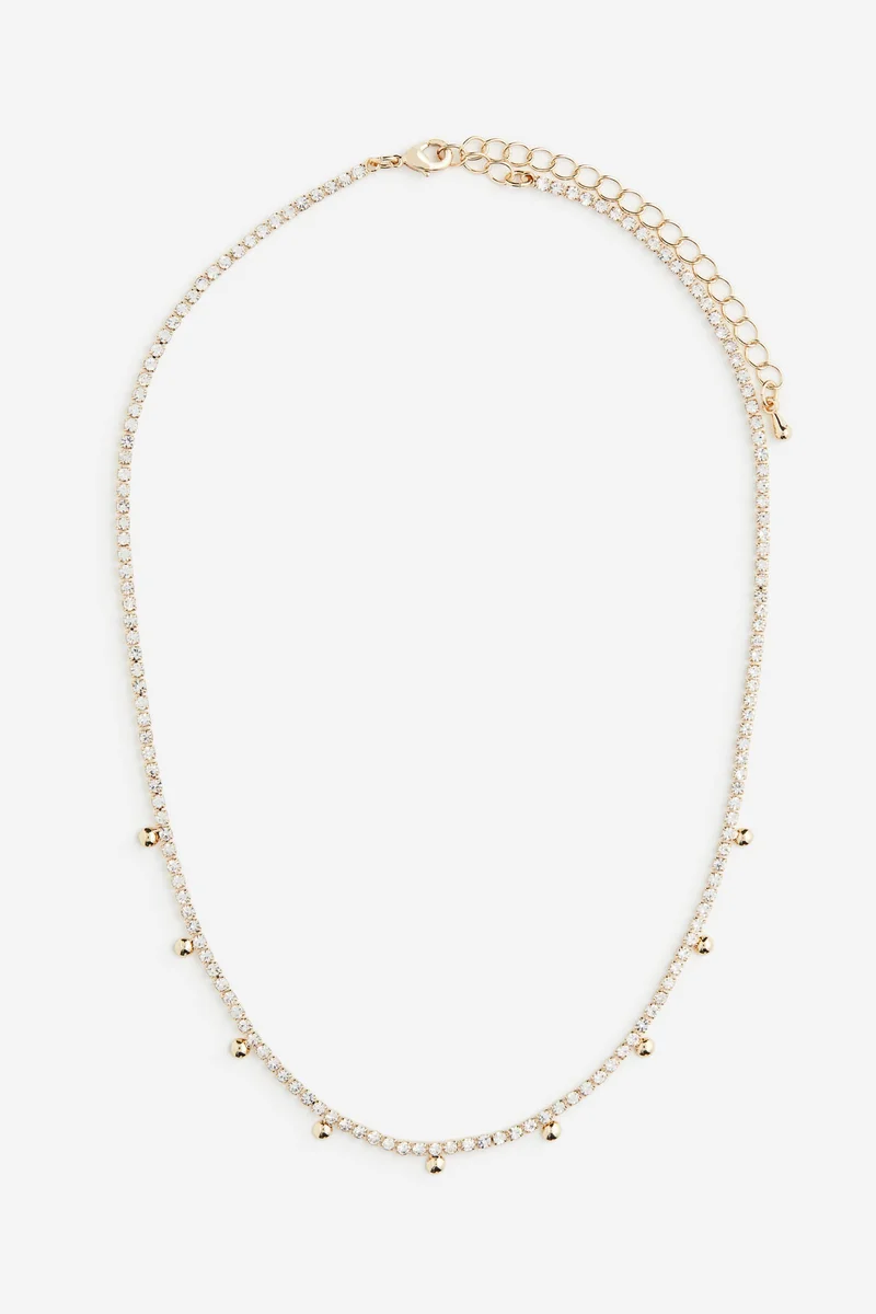 H&M Rhinestone necklace