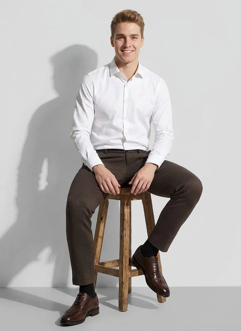 Being Human Brown Men Urban Slim Slim Fit Trousers for Men | Best Price UAE