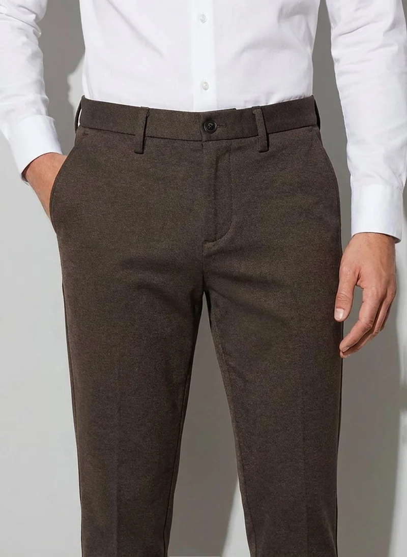 Being Human Brown Men Urban Slim Slim Fit Trousers for Men | Best Price UAE