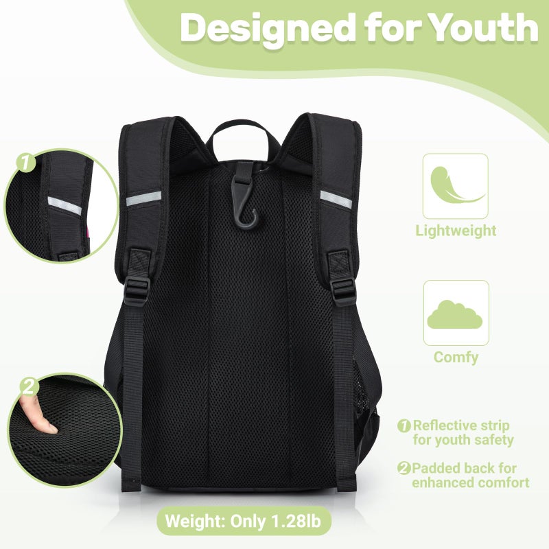 KAVIGOR Youth Baseball Bag, Softball Bag for Girls & Boys, Kids Tball Backpack with Shoes Compartment - Image 5