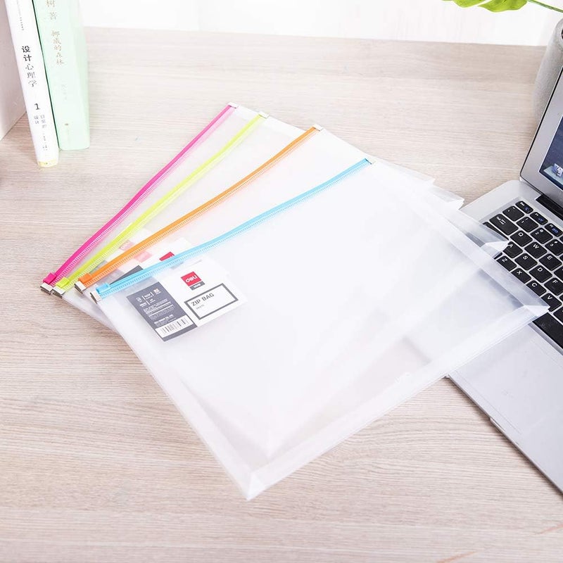 Deli A4 Size Zipper Bag - 8 Bags - Image 5