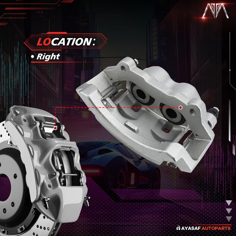 MAYASAF 18B4894 Rear Right Brake Caliper Assembly for Dodge Ram 1500, 2500, 3500 - Image 2