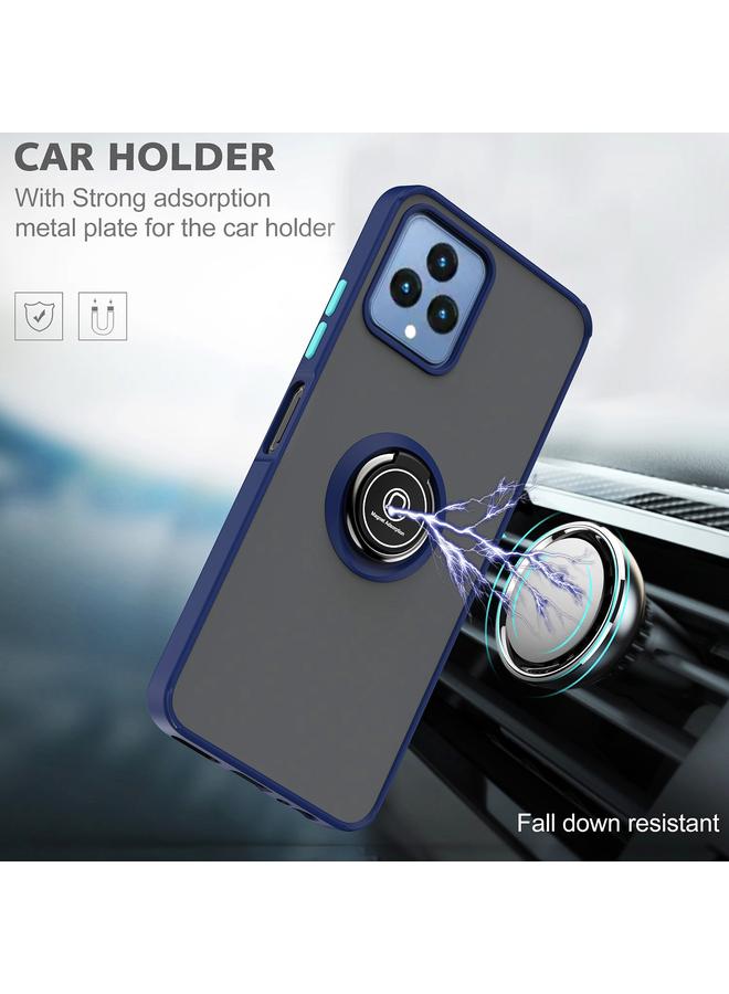 إيروريكس جراب لهاتف T-Mobile REVVL 6 5G Q Shadow 1 Series TPU + جراب هاتف PC مع حلقة - Image 4