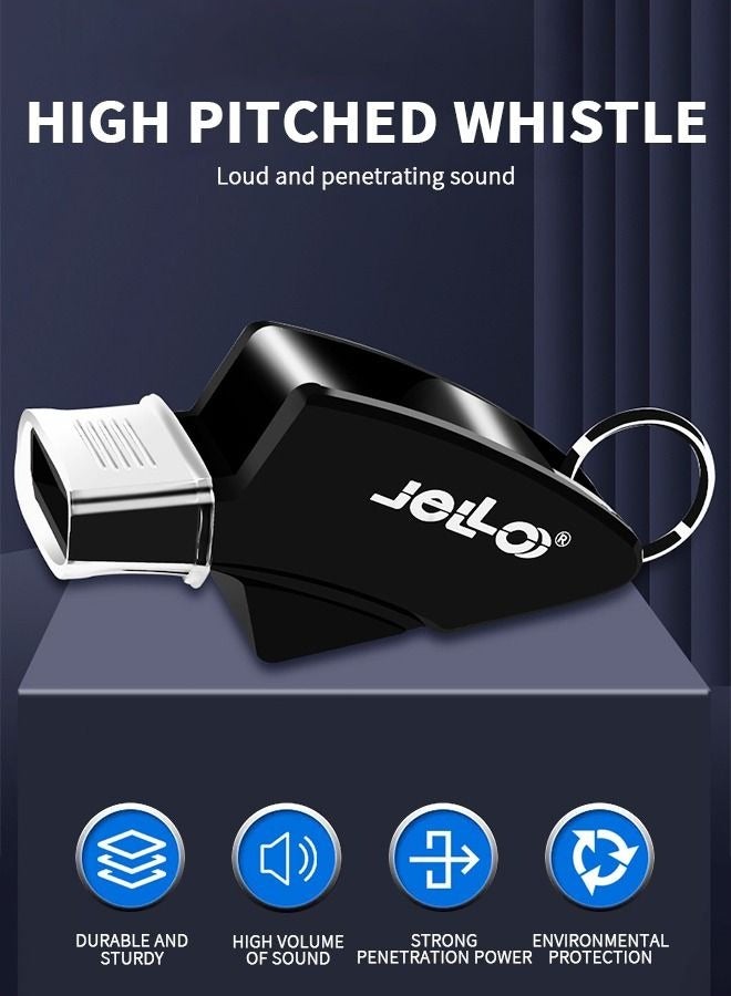 GROIC 3 Pieces Sports Whistle, Whistle with Wrist rope,Lanyard,3 Mouth Grip and Storage Box, Super Loud Sports Whistles, Perfect for Coaches, Referees, Emergency, Lifeguard, Survival, Outdoor - Image 2