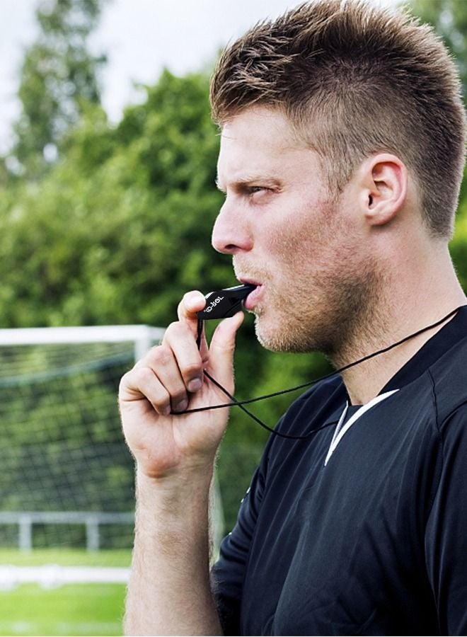 GROIC 3 Pieces Sports Whistle, Whistle with Wrist rope,Lanyard,3 Mouth Grip and Storage Box, Super Loud Sports Whistles, Perfect for Coaches, Referees, Emergency, Lifeguard, Survival, Outdoor - Image 5